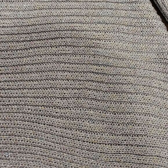 Free People Silver & Rainbow Knit Asymmetrical Sweater Small NWOT - Picture 4 of 8